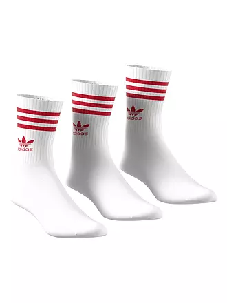 ADIDAS ORIGINALS | Socken CREW 3er Pkg white / betsca /mgsorg | weiss