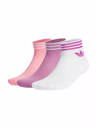 ADIDAS | Sneaker Socken 3er Pkg white /prepurple | 