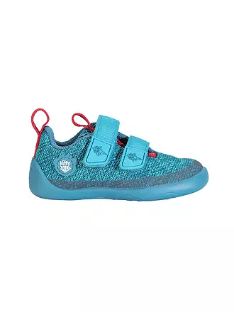 AFFENZAHN | Kinder Barfußschuhe KNIT HAPPY Bär | blau