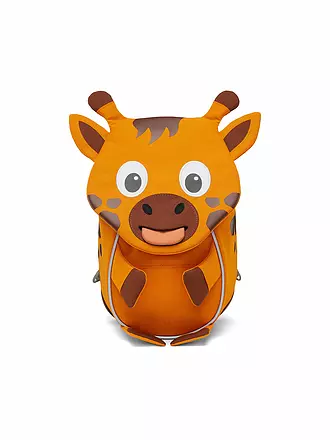 AFFENZAHN | Kinder Rucksack  Kleine Freunde - Oliver Octopus | orange