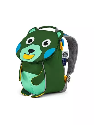 AFFENZAHN | Kinder Rucksack  Kleine Freunde - Oliver Octopus | dunkelgrün