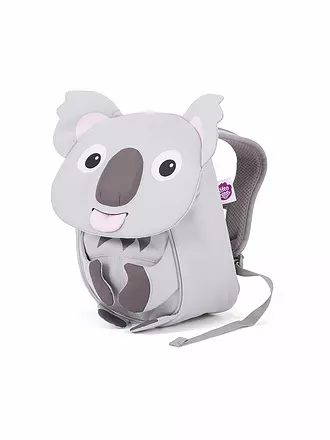 AFFENZAHN | Kinder Rucksack  Kleine Freunde - Vogel | grau