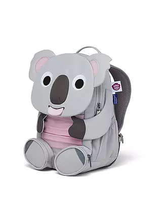 AFFENZAHN | Kinder Rucksack Große Freunde - Nashorn | grau