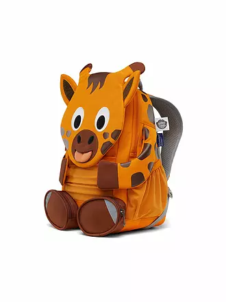 AFFENZAHN | Kinder Rucksack Große Freunde - Nashorn | orange