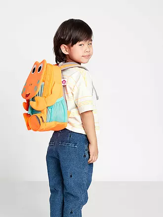 AFFENZAHN | Kinder Rucksack Großer Freund -  Dinosaurier | orange