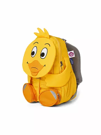 AFFENZAHN | Kinder Rucksack Großer Freund - Vogel | gelb