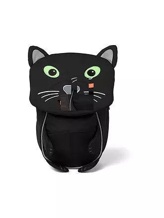 AFFENZAHN | Kinder Rucksack Kleine Freunde - Katze | schwarz