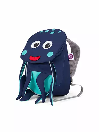 AFFENZAHN | Kinder Rucksack Kleine Freunde - Pinguin | blau