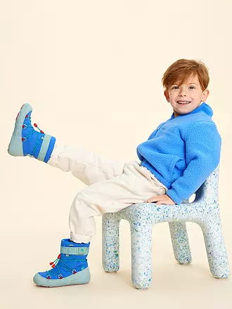 AFFENZAHN | Kinder Winterstiefel  VEGAN SNOWY Tukan | blau