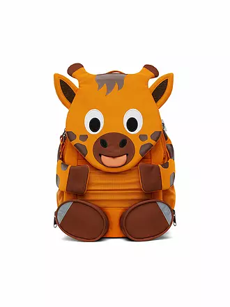 AFFENZAHN | Kindergartenrucksack Großer Freund | orange