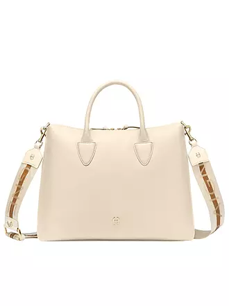 AIGNER | Ledertasche - Henkeltasche ZITA Medium | creme