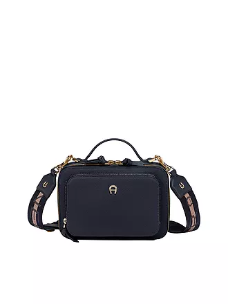 AIGNER | Ledertasche - Mini Bag Zita S | dunkelblau