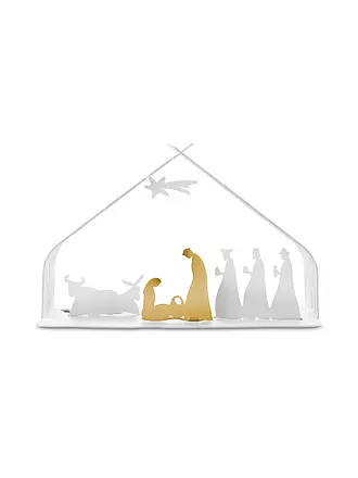 ALESSI | Weihnachtskrippe Bark Crib | weiss