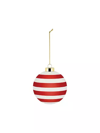 ALESSI | Weihnachtskugel DELIGHT 9cm Rot / Weiss | rot