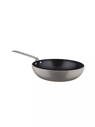 ALESSI | Wok 28cm TAMA Antihaft/Grau | hellgrau