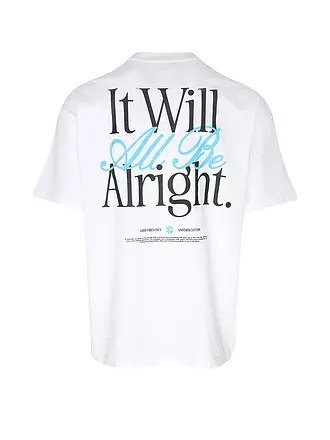 ANOTHER COTTON LAB | T-Shirt Oversized Fit IT WILL BE ALRIGHT | weiss