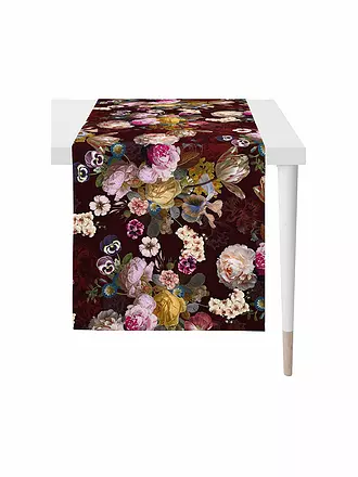 APELT | Tischläufer 48x140cm HERBSTZEIT DKL Violett | rosa