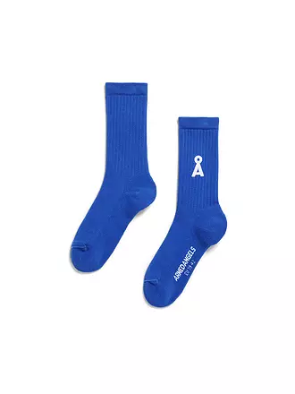 ARMEDANGELS | Socken SAAMUS BOLD dynamo blue | creme