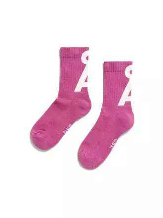 ARMEDANGELS | Socken SAAMUS black white | pink