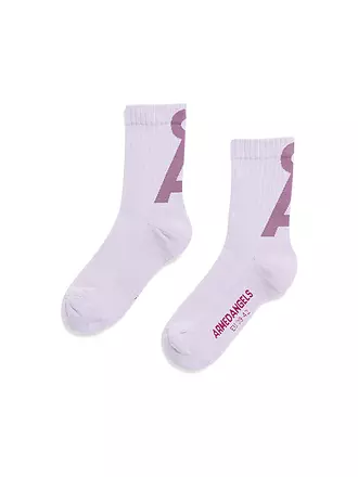 ARMEDANGELS | Socken SAAMUS black-white | lila