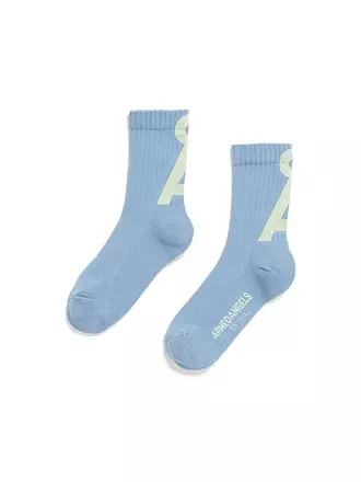 ARMEDANGELS | Socken SAAMUS black-white | hellblau