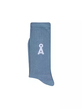 ARMEDANGELS | Socken SAAMUS vintage blue | braun