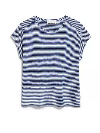 ARMEDANGELS | T-Shirt ONELIAA LOVELY STRIPES | lila