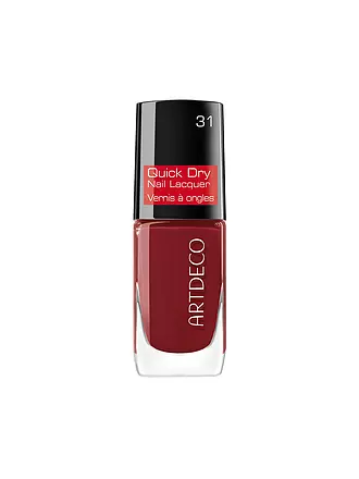 ARTDECO | Nagellack - Quick Dry Nail Lacquer (99 Dark Granite) | dunkelrot