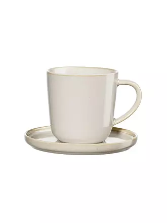 ASA SELECTION | Espressotasse mit Untertasse 0,08l Coppa Nori | beige