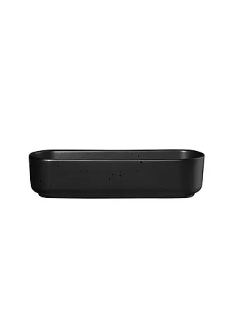 ASA SELECTION | Snackschale oval 15x4,35cm Coppa Kuro/Schwarz | schwarz