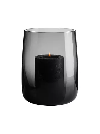 ASA SELECTION | Vase - Windlicht AJANA 18cm Grey | dunkelgrün