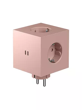 AVOLT | Mehrfachsteckdose Square 2 F Old Pink | rosa