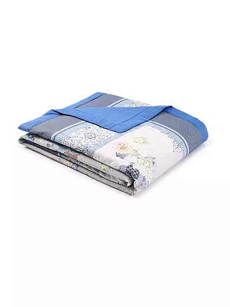 BASSETTI | Tagesdecke - Plaid HANAMI 135x190cm Blau | hellblau