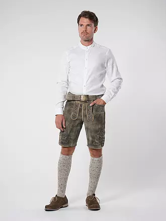 BECKERT | Lederhose WILDBOCK SÄMINA | braun