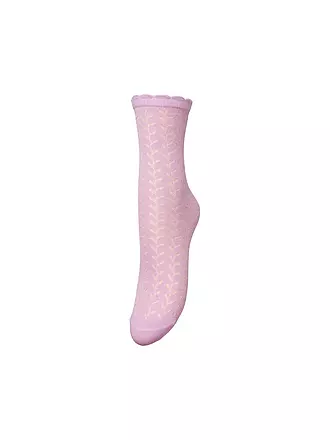 BECKSÖNDERGAARD | Damen Socken LEOFA Lilac Chifon | hellgrau