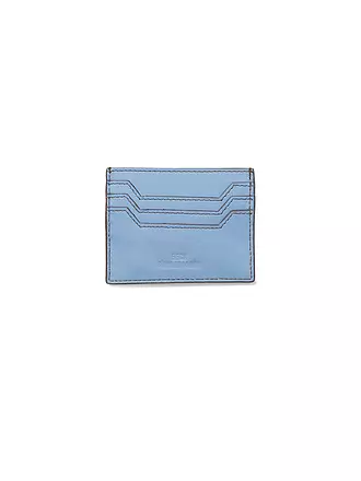 BECKSÖNDERGAARD | Kartenetui GLOSSY CARD HOLDER Dusty Cedar Red | blau