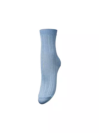 BECKSÖNDERGAARD | Socken GLITTER DRAKE Angel Fall Blue | rosa