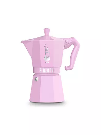 BIALETTI | Espressokocher EXCLUSIVE MOKA 6 Tassen Creme | rosa