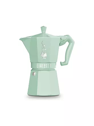 BIALETTI | Espressokocher EXCLUSIVE MOKA 6 Tassen Rosa | hellgrün