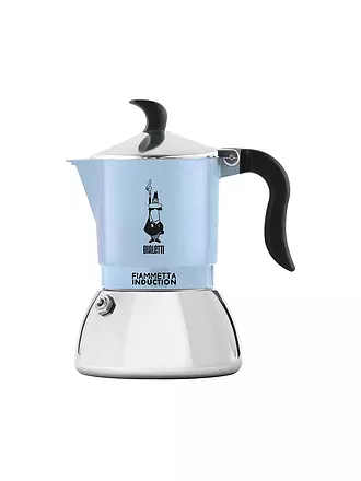 BIALETTI | Espressokocher FIAMMETTA Induction 4 Tassen Blau | rosa