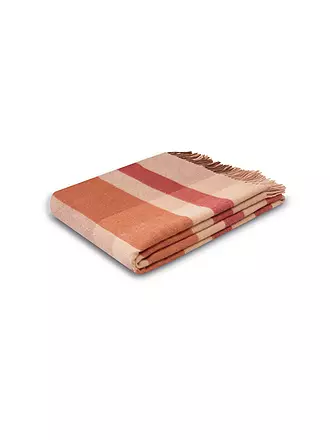 BIEDERLACK | Tagesdecke - Plaid 150x200cm Nature-Charming | orange