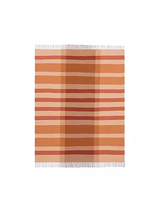 BIEDERLACK | Tagesdecke - Plaid 150x200cm Nature-Charming | orange