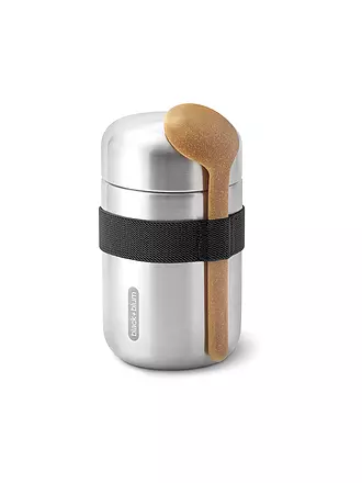 BLACK+BLUM | Thermosbehälter - Food Flask 400ml Schwarz/Edelstahl | olive