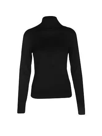 BOSS | Rollkragenpullover FASECTA | schwarz