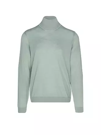 BOSS | Rollkragenpullover Slim Fit MUSSO | grün