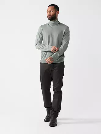 BOSS | Rollkragenpullover Slim Fit MUSSO | hellgrün