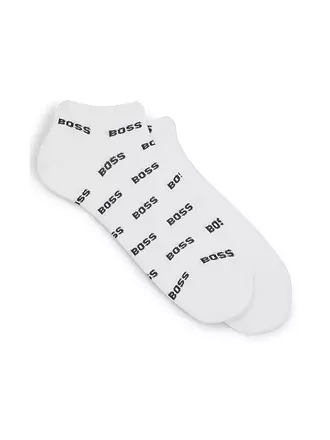 BOSS | Sneaker Socken 2er Pkg. black | weiss