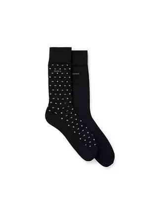 BOSS | Socken 2er Pkg. black | dunkelgrün