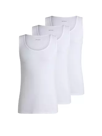 BOSS | Tanktop 3er Pkg. white | schwarz