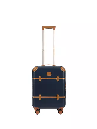 BRICS | Trolley "Bellagio" 55cm (Blau/Tabak) | 